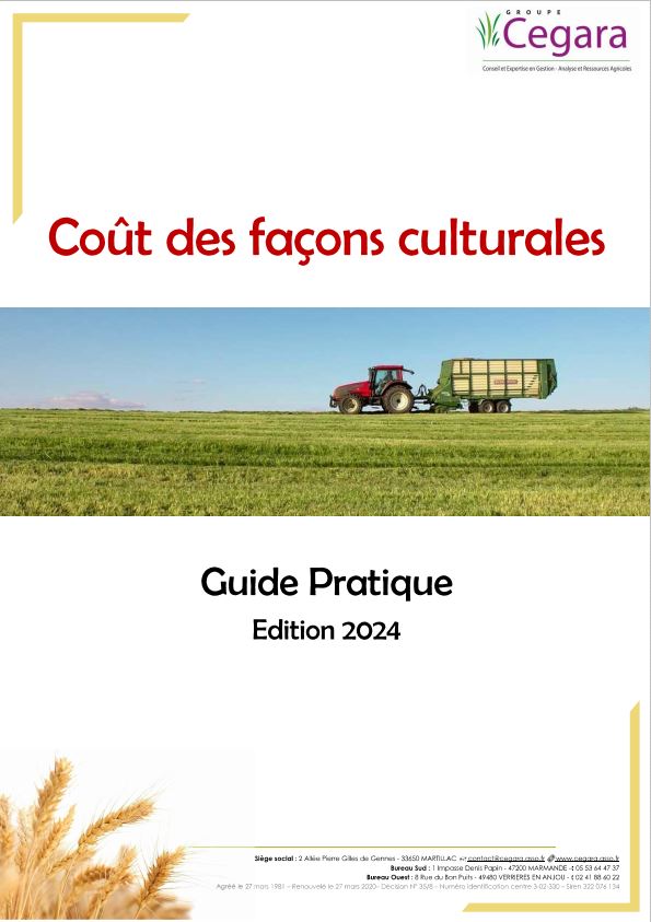 Coût des façons culturales 2024