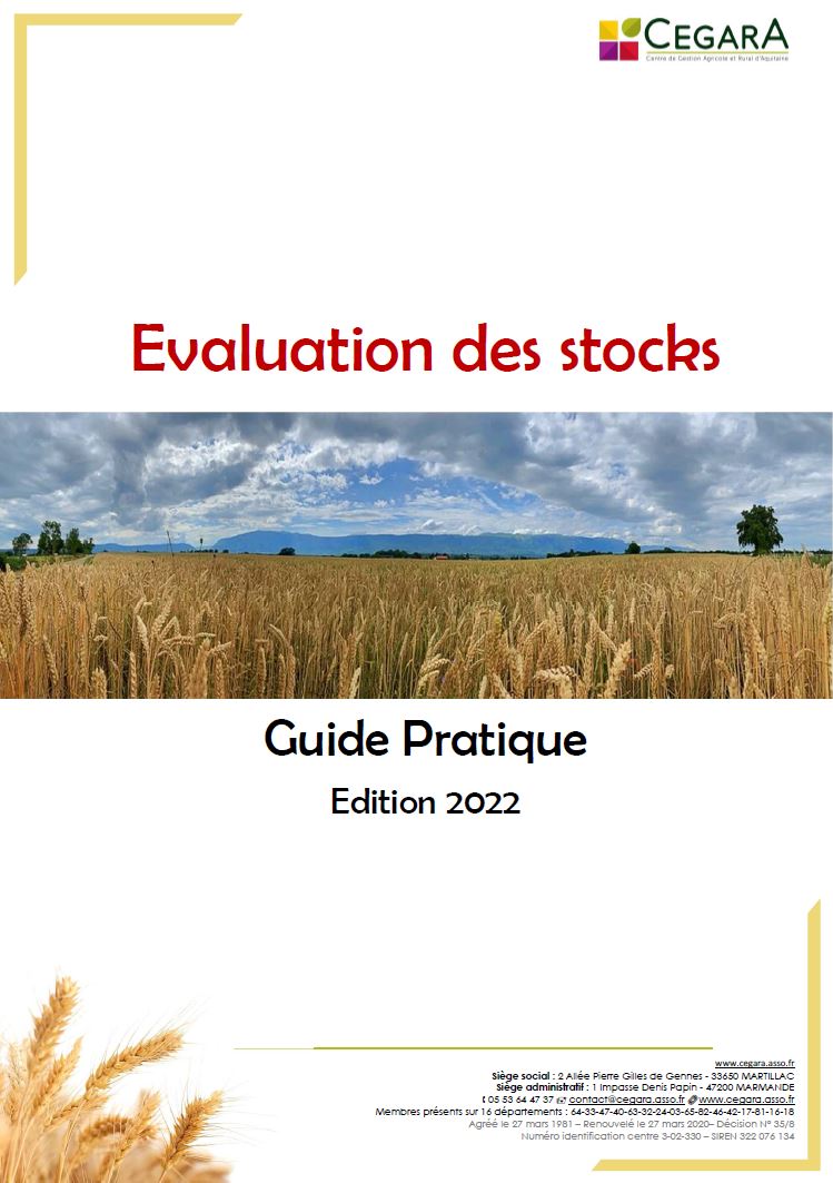 Évaluation Stocks décembre 2022